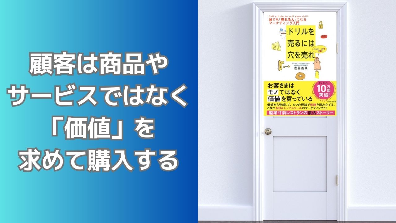 ドリルを売るには穴を売れ